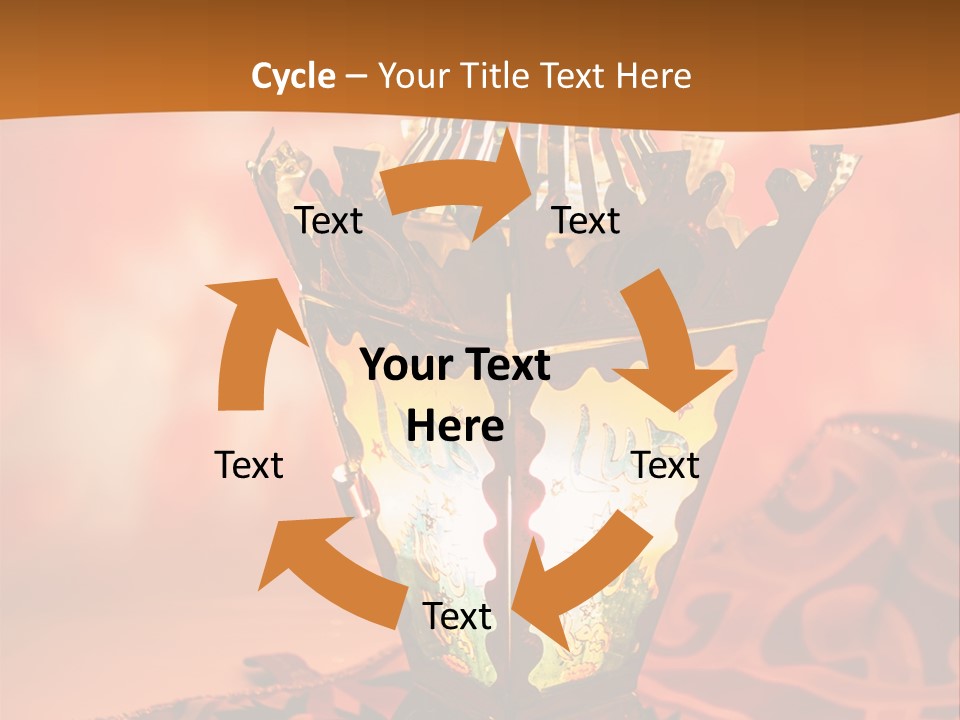 Background Illuminated Middle PowerPoint Template
