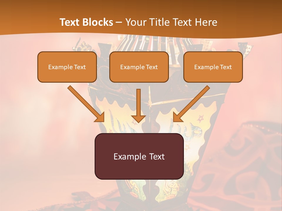 Background Illuminated Middle PowerPoint Template