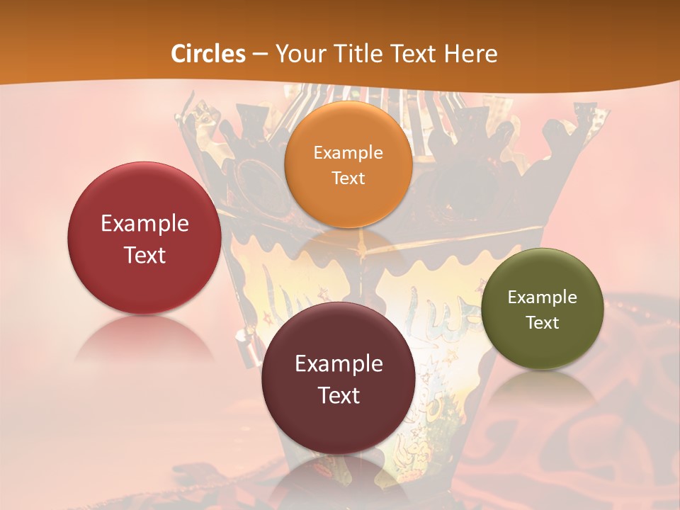 Background Illuminated Middle PowerPoint Template