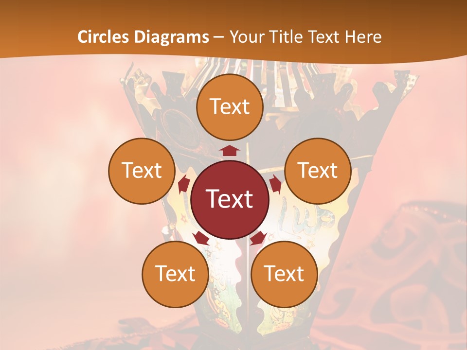 Background Illuminated Middle PowerPoint Template