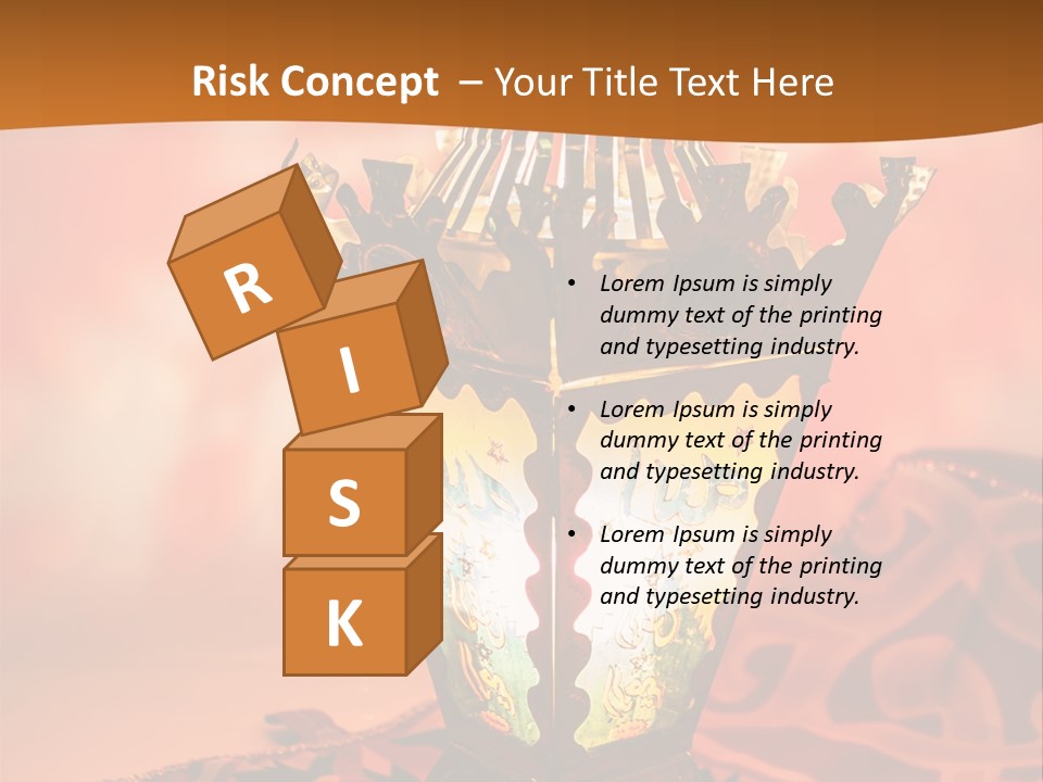 Background Illuminated Middle PowerPoint Template