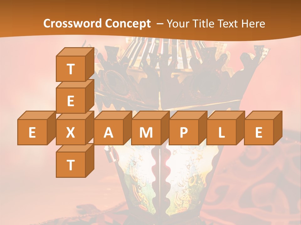 Background Illuminated Middle PowerPoint Template