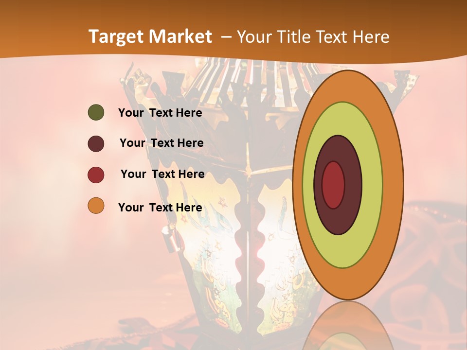 Background Illuminated Middle PowerPoint Template