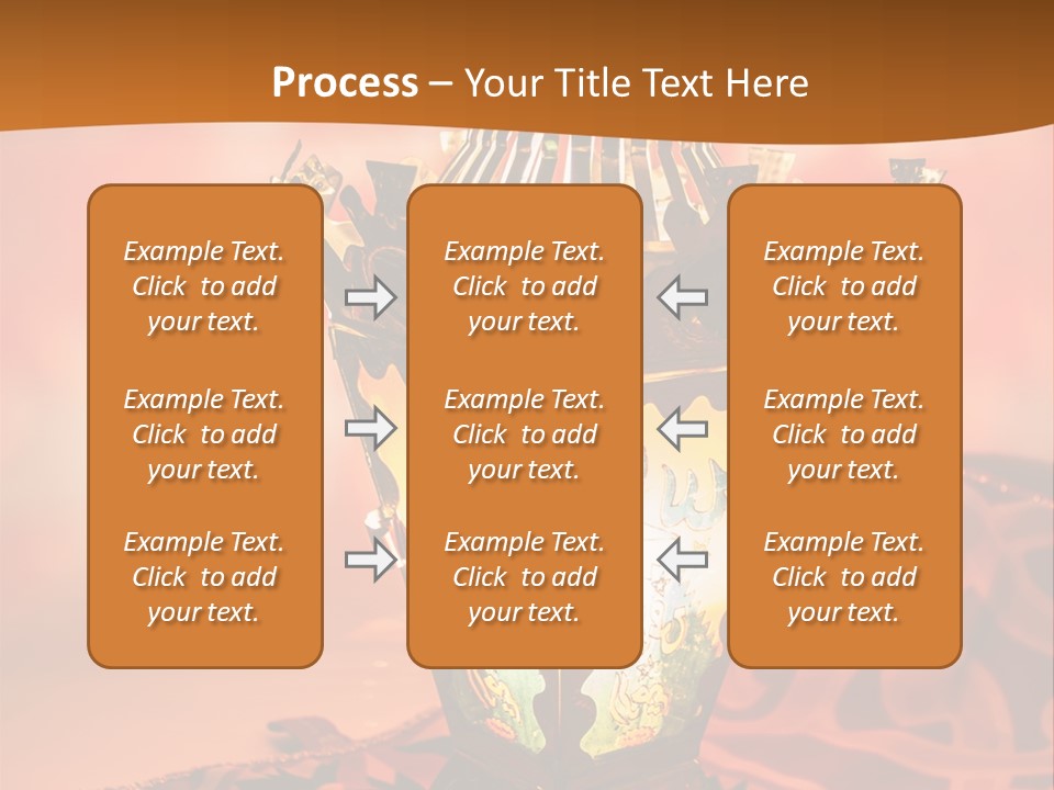 Background Illuminated Middle PowerPoint Template