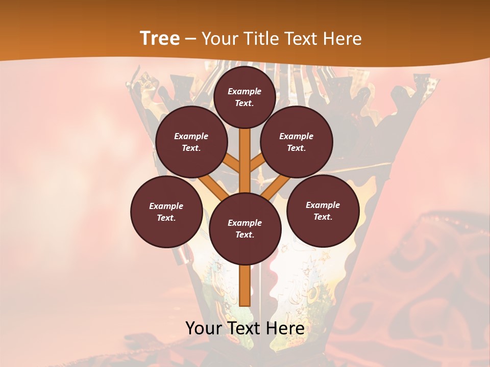 Background Illuminated Middle PowerPoint Template