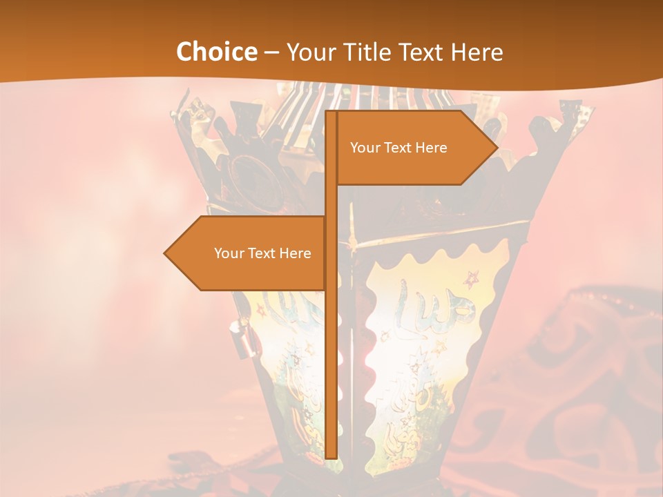 Background Illuminated Middle PowerPoint Template