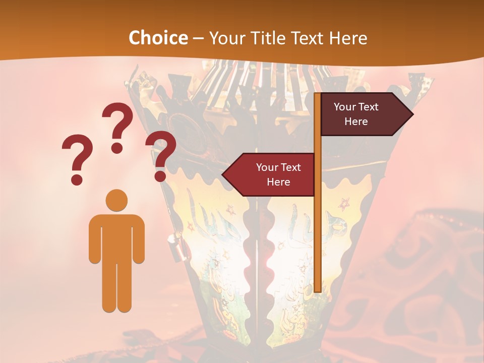 Background Illuminated Middle PowerPoint Template