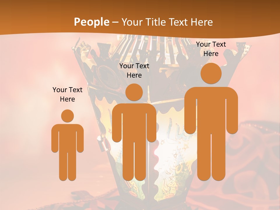 Background Illuminated Middle PowerPoint Template