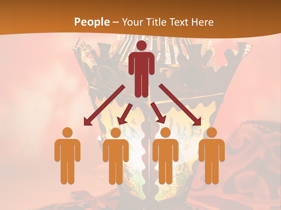 Background Illuminated Middle PowerPoint Template