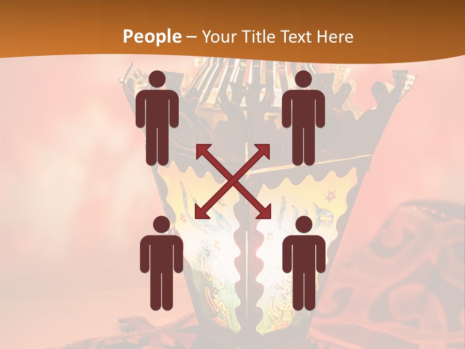 Background Illuminated Middle PowerPoint Template