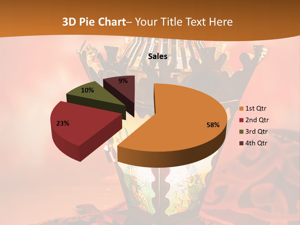 Background Illuminated Middle PowerPoint Template