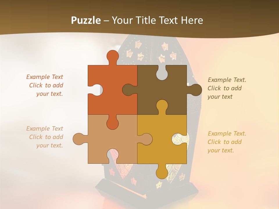 Background Lamp Light PowerPoint Template