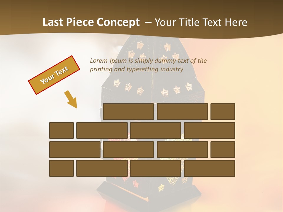 Background Lamp Light PowerPoint Template