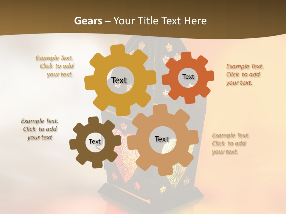 Background Lamp Light PowerPoint Template