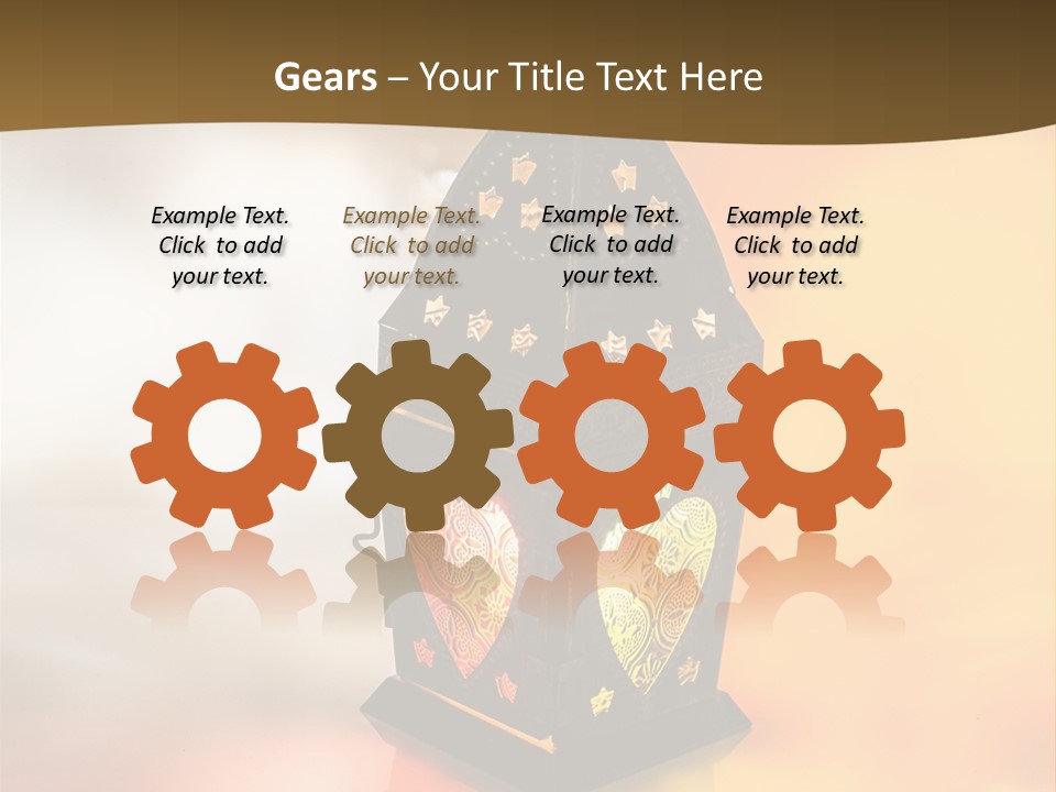 Background Lamp Light PowerPoint Template