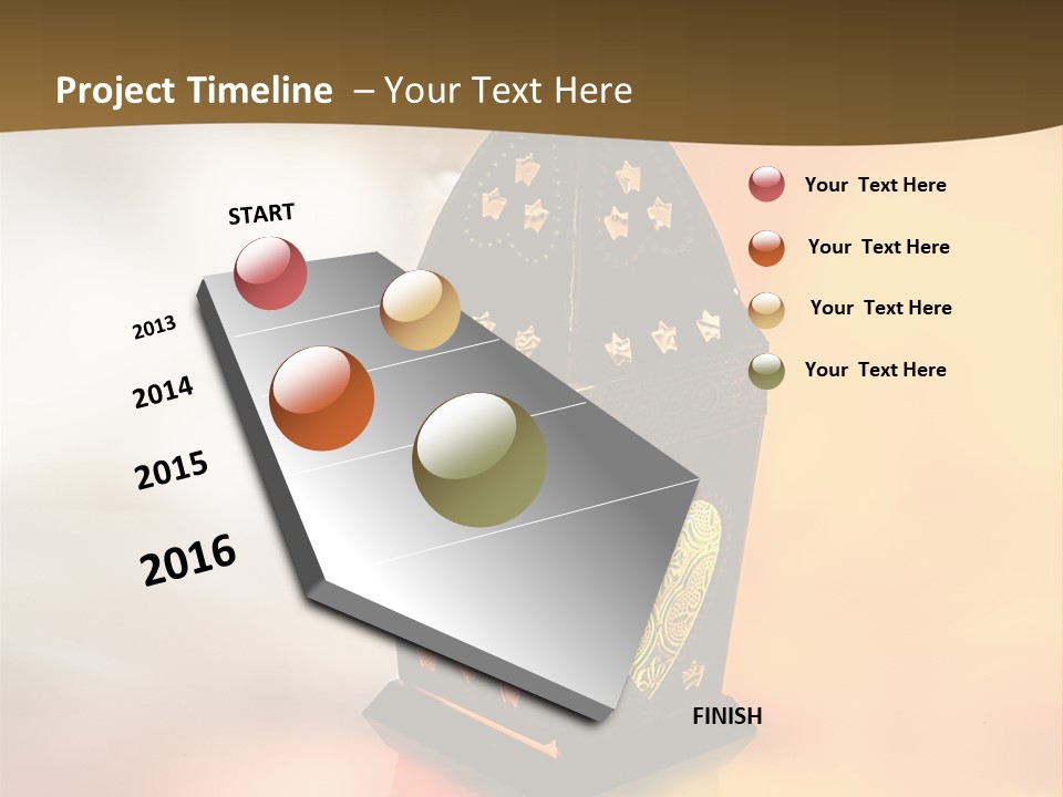Background Lamp Light PowerPoint Template
