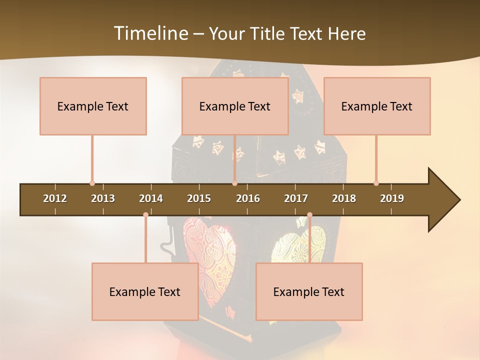 Background Lamp Light PowerPoint Template