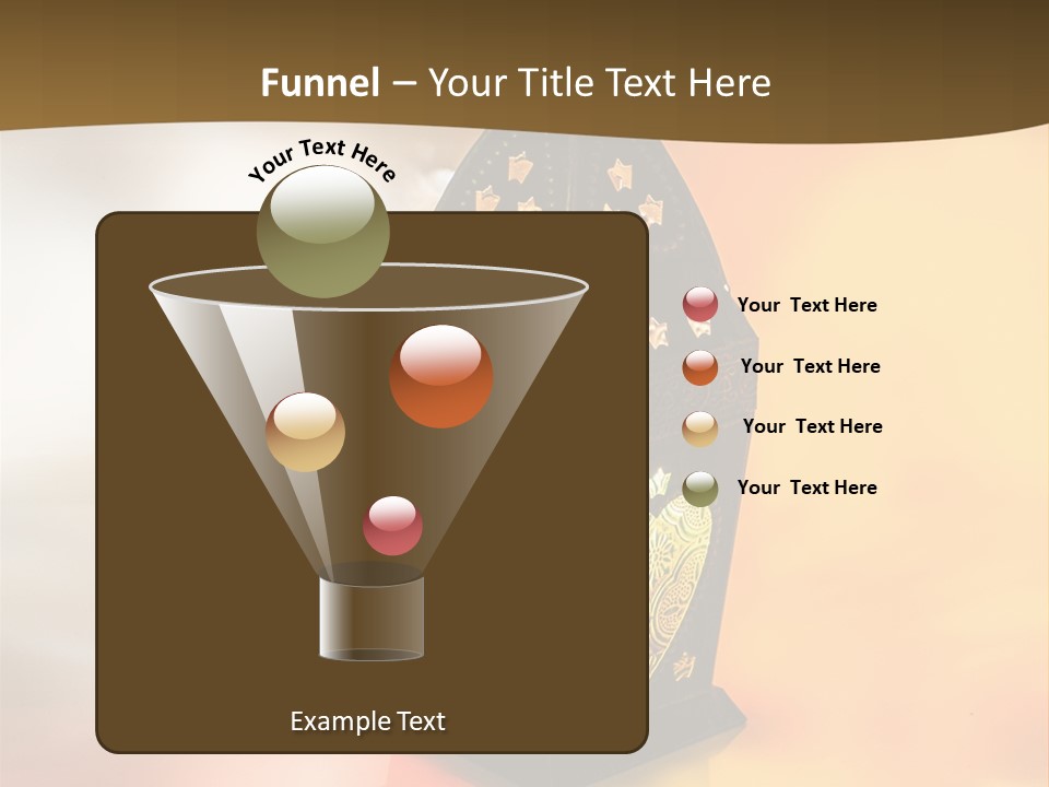 Background Lamp Light PowerPoint Template