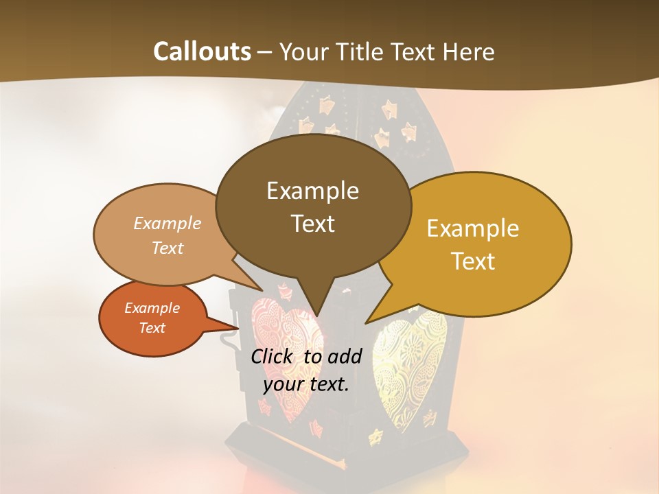 Background Lamp Light PowerPoint Template