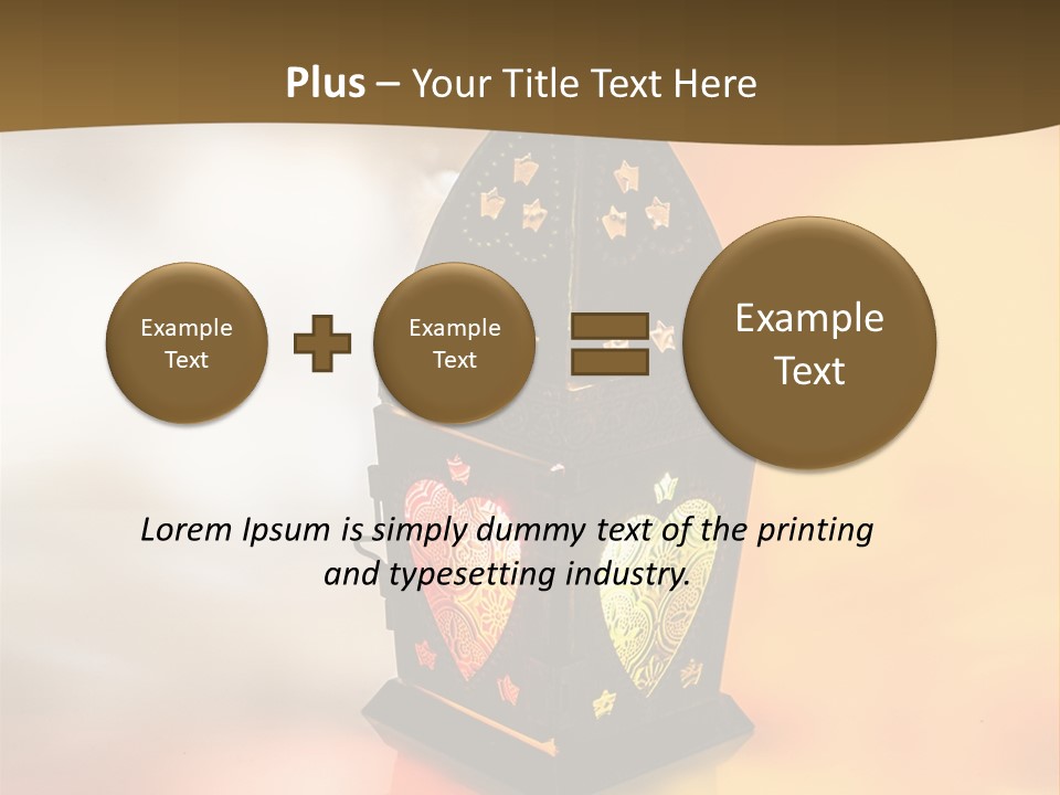 Background Lamp Light PowerPoint Template