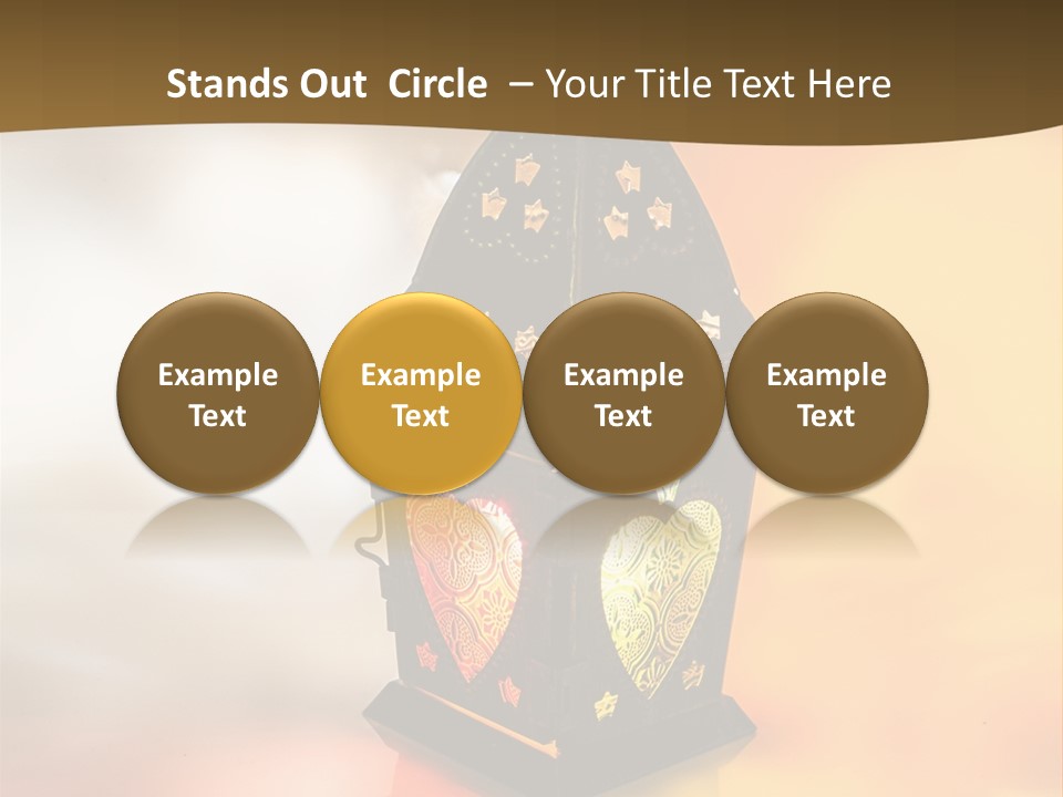 Background Lamp Light PowerPoint Template