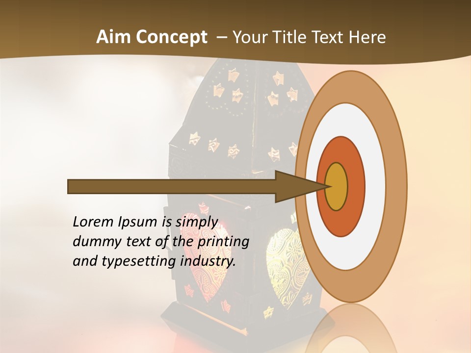 Background Lamp Light PowerPoint Template