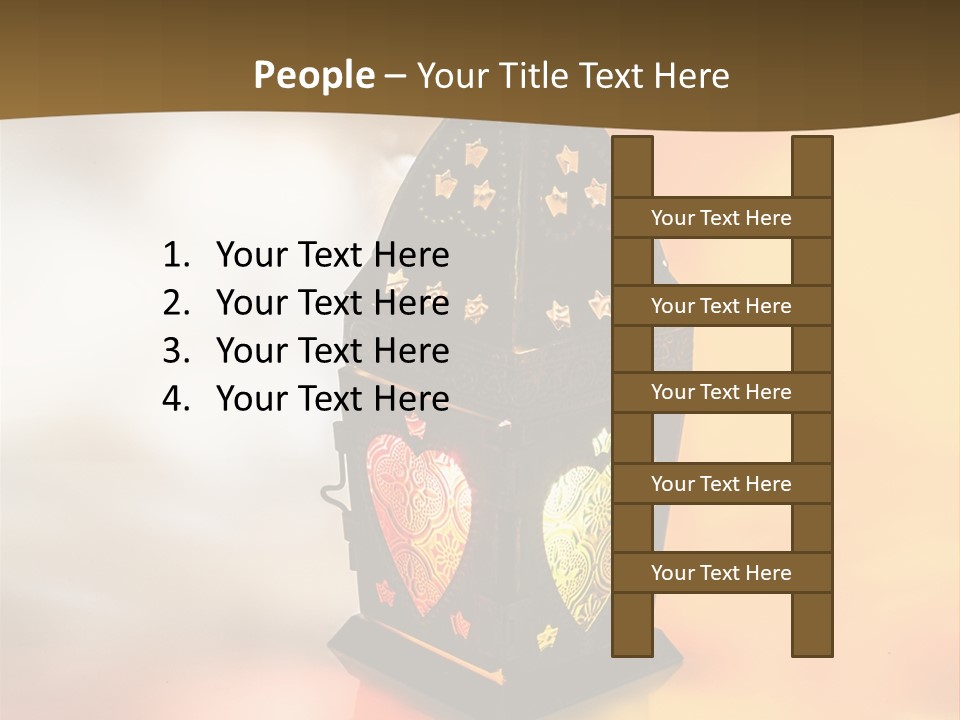 Background Lamp Light PowerPoint Template