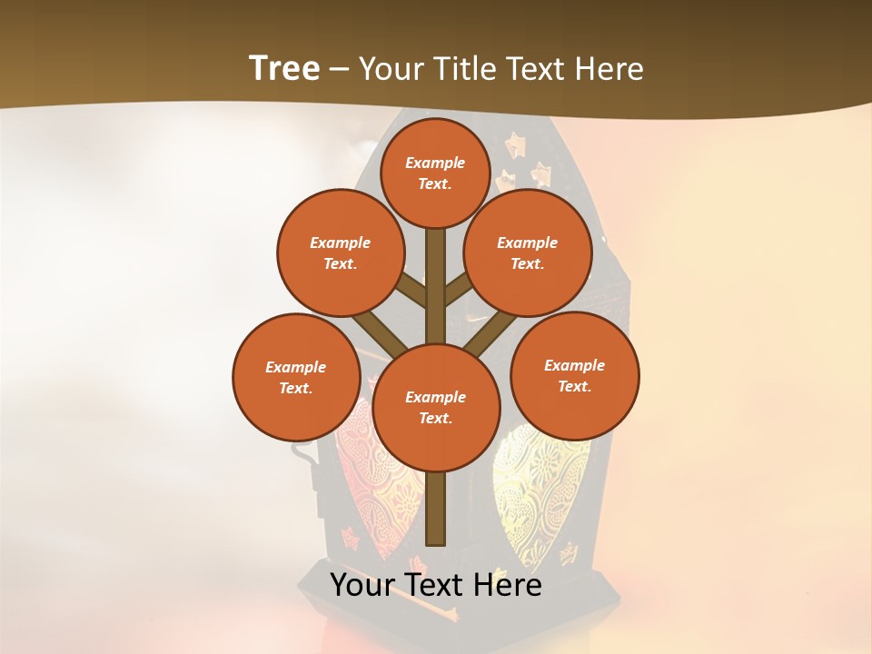 Background Lamp Light PowerPoint Template