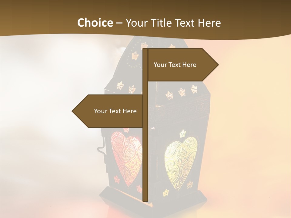 Background Lamp Light PowerPoint Template