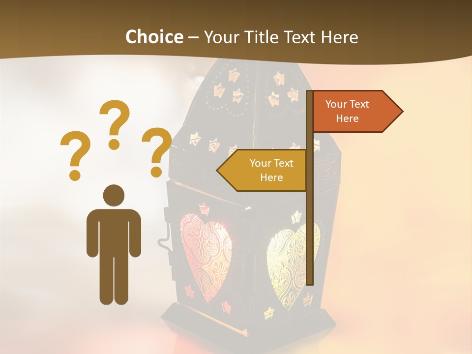 Background Lamp Light PowerPoint Template