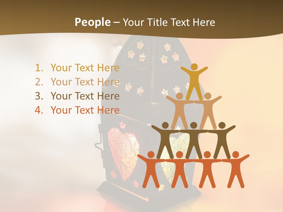 Background Lamp Light PowerPoint Template