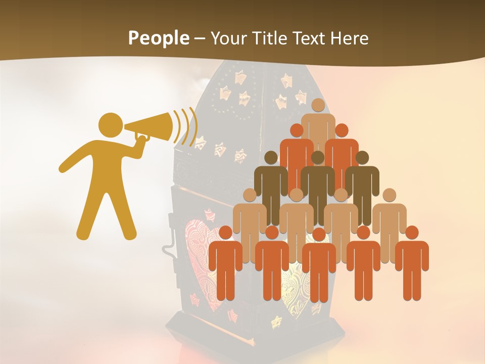 Background Lamp Light PowerPoint Template