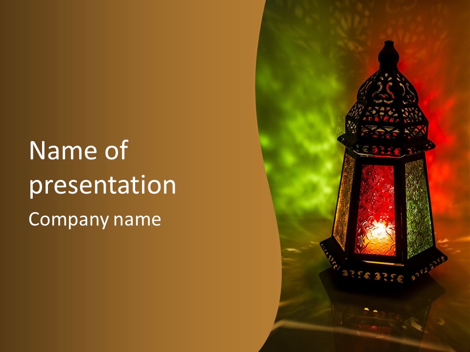 Holy Lamp Myth PowerPoint Template