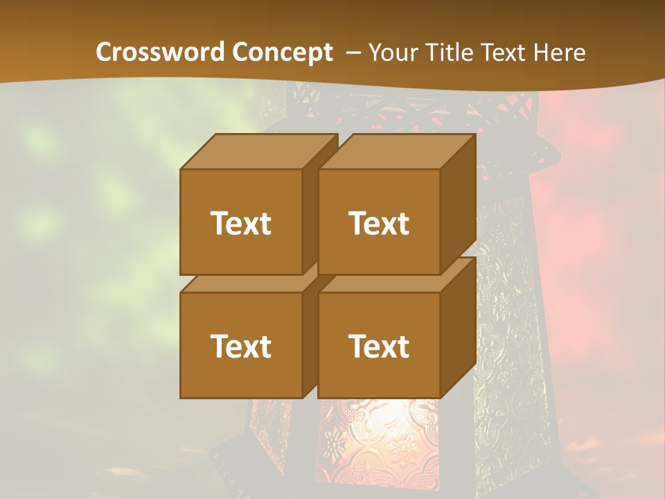 Holy Lamp Myth PowerPoint Template