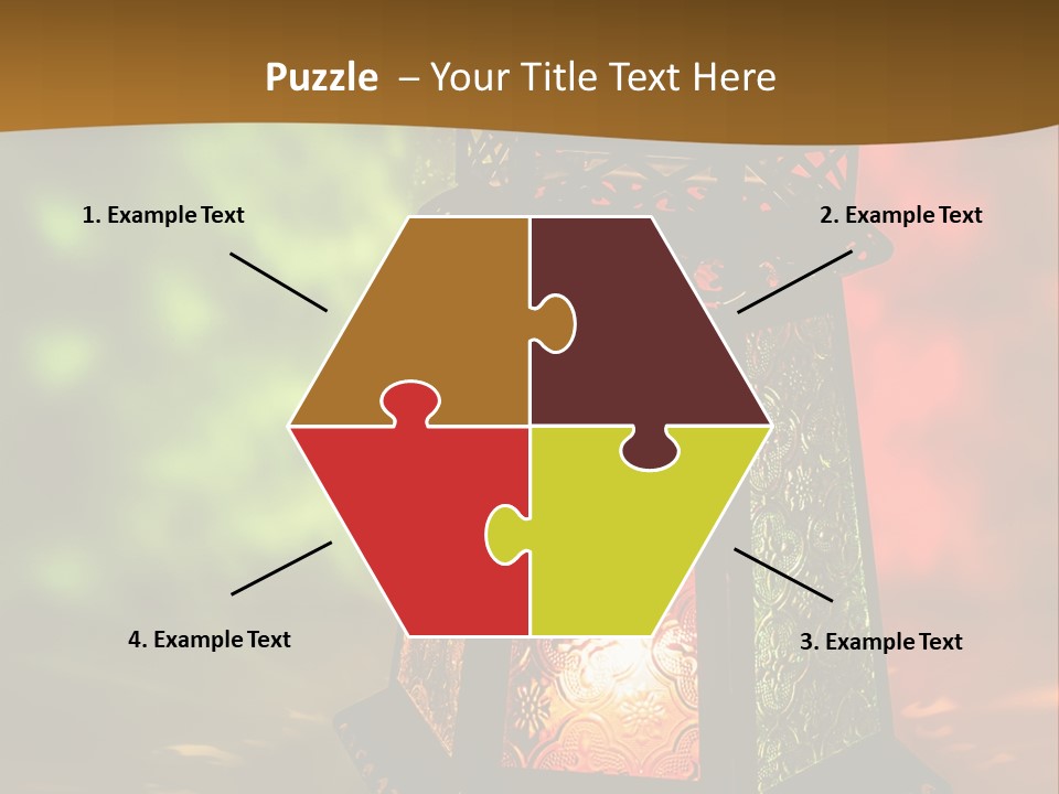 Holy Lamp Myth PowerPoint Template