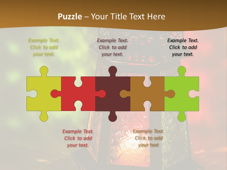 Holy Lamp Myth PowerPoint Template