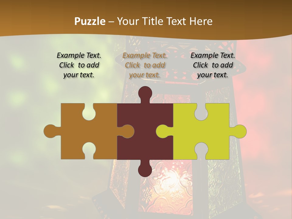 Holy Lamp Myth PowerPoint Template