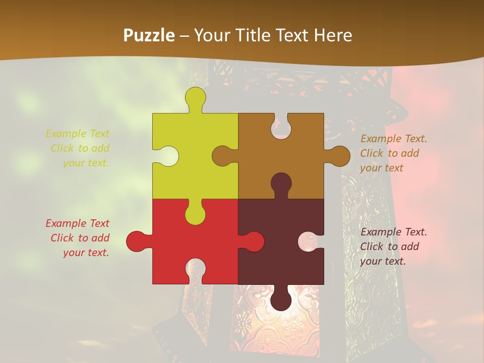 Holy Lamp Myth PowerPoint Template