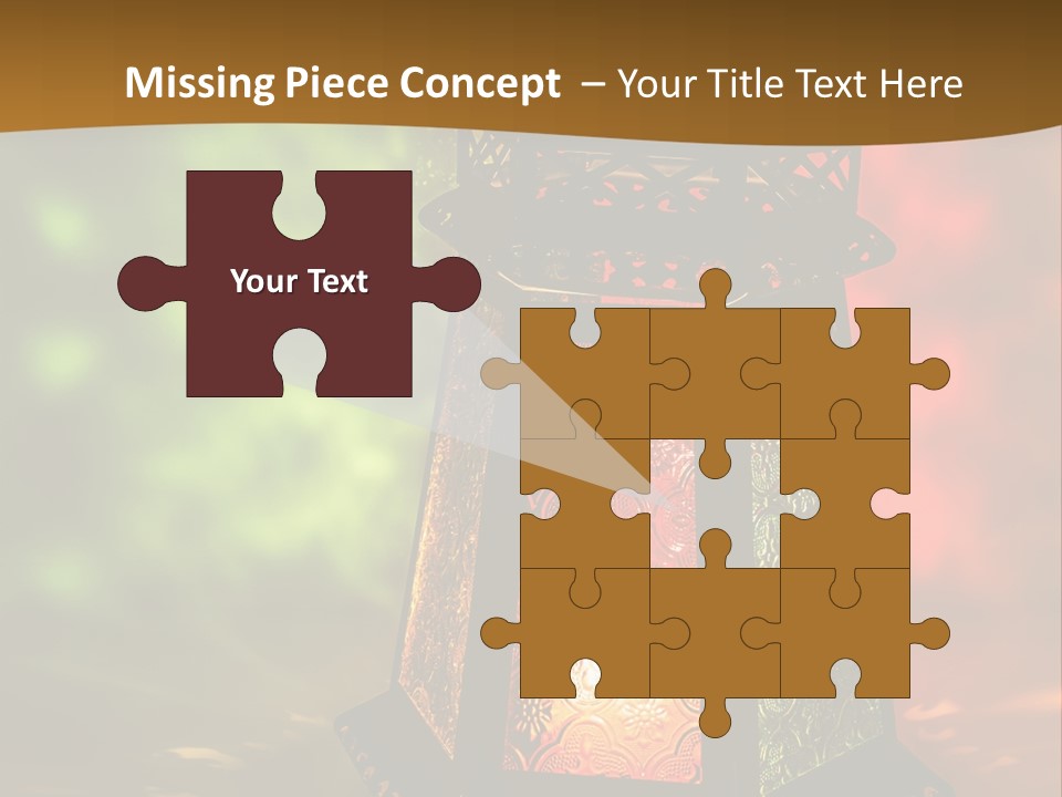 Holy Lamp Myth PowerPoint Template