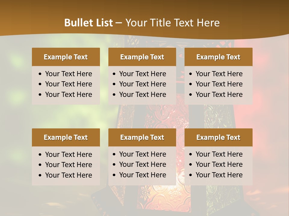 Holy Lamp Myth PowerPoint Template