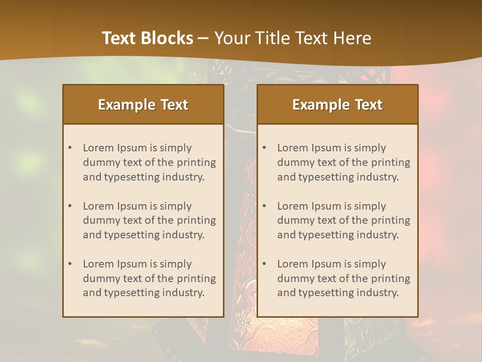 Holy Lamp Myth PowerPoint Template