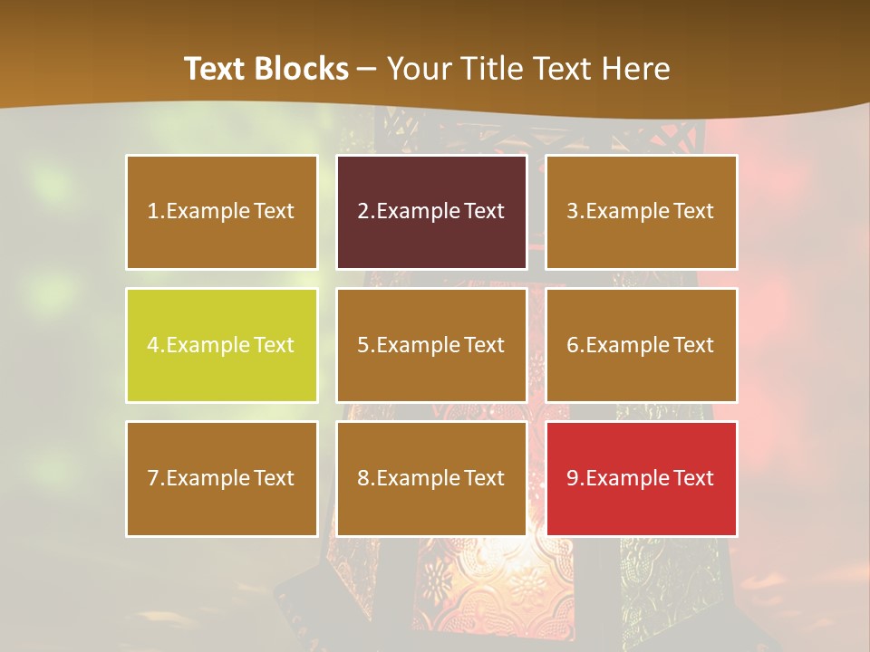 Holy Lamp Myth PowerPoint Template