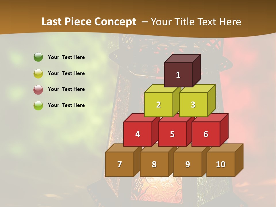 Holy Lamp Myth PowerPoint Template