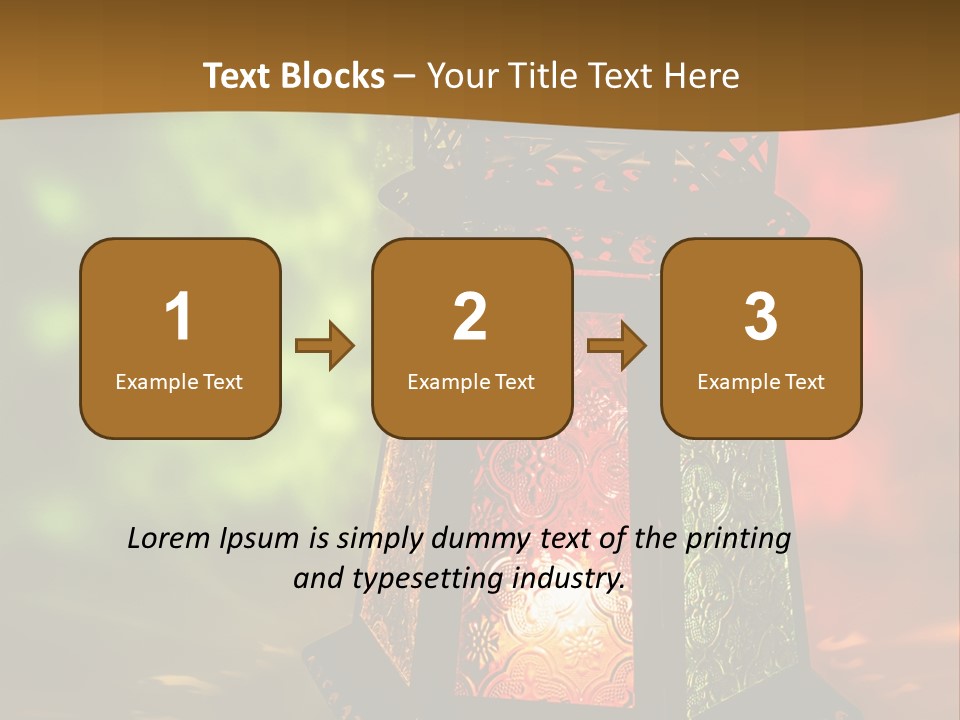 Holy Lamp Myth PowerPoint Template