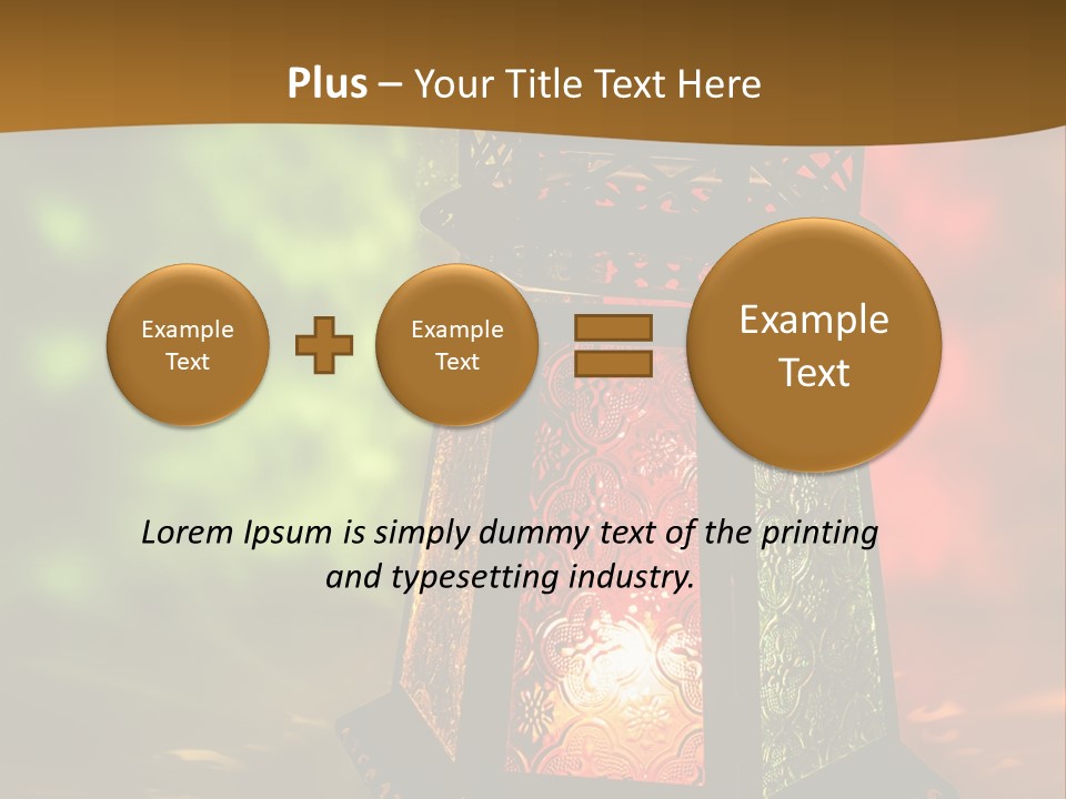 Holy Lamp Myth PowerPoint Template