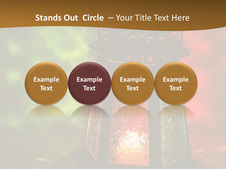 Holy Lamp Myth PowerPoint Template