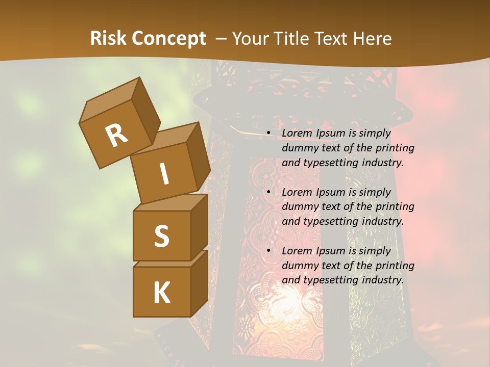 Holy Lamp Myth PowerPoint Template