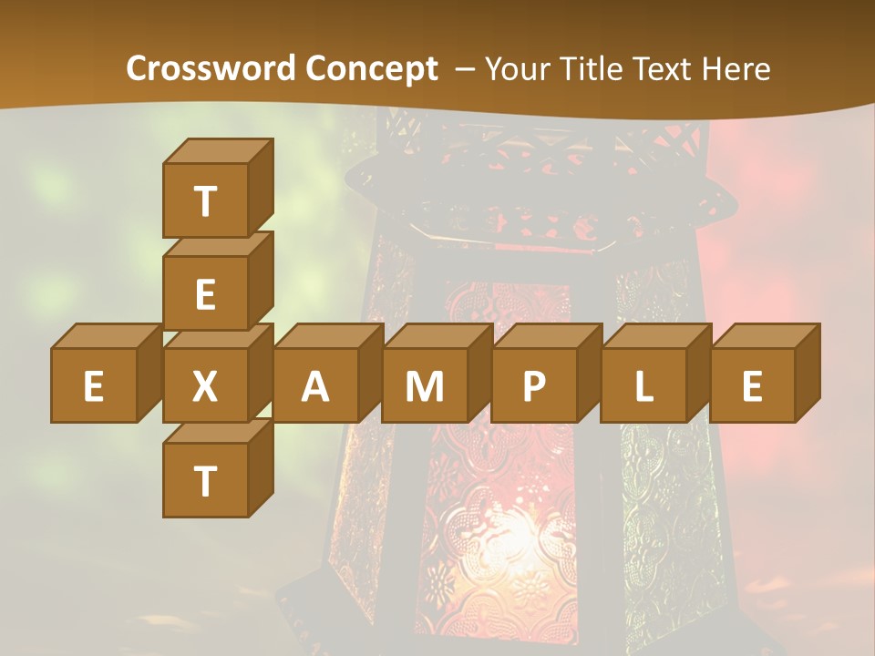 Holy Lamp Myth PowerPoint Template