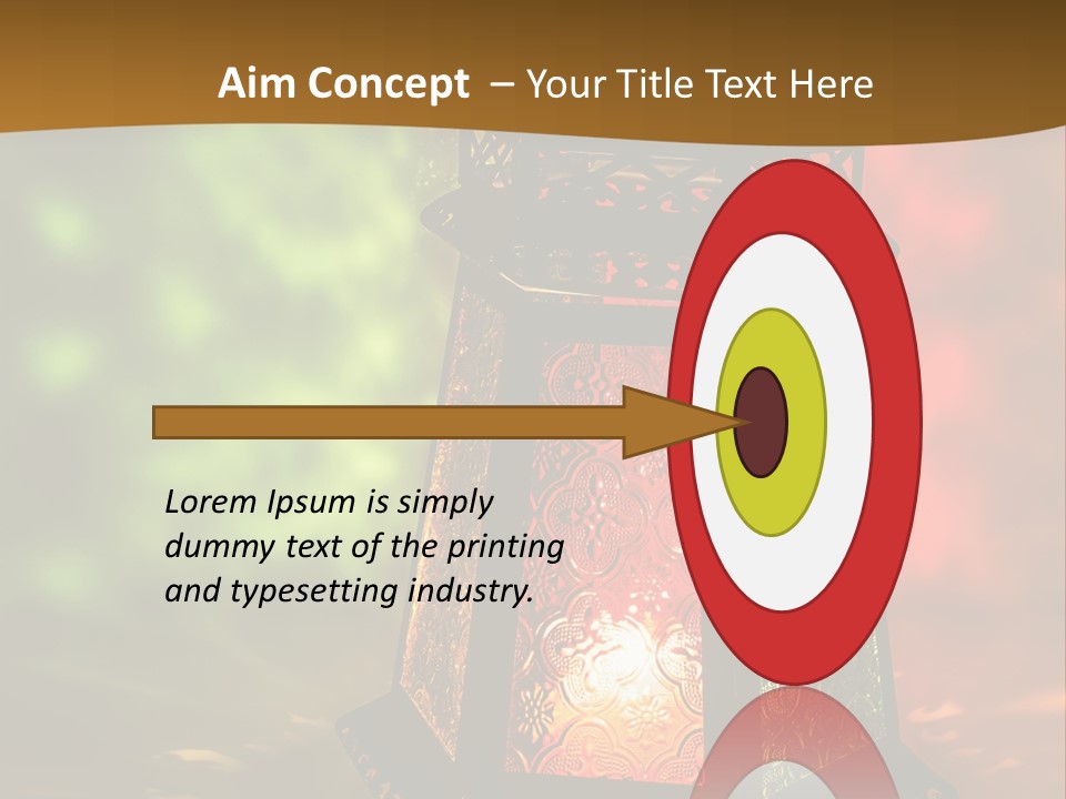 Holy Lamp Myth PowerPoint Template