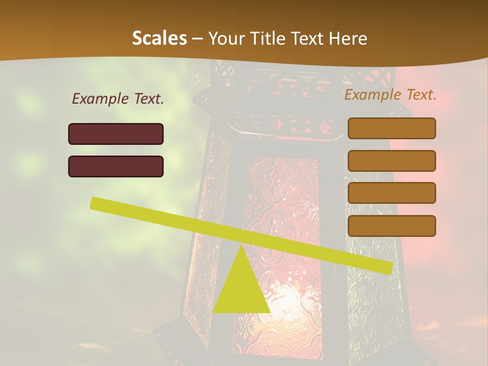 Holy Lamp Myth PowerPoint Template